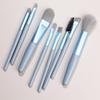 Namzi 8-Piece Makeup Brush Set, High-Quality Synthetic Foundation, Powder, Concealer, Eyeshadow, Blush Brushes, Blue view 1