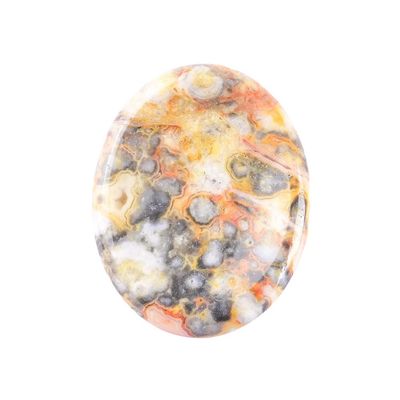 Crazy Agate Thumb Stone for Reiki, Therapy & Meditation