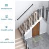 Black Stair Railing, Complete Wall-Mount Set, Wrought Iron, 350 cm view 3