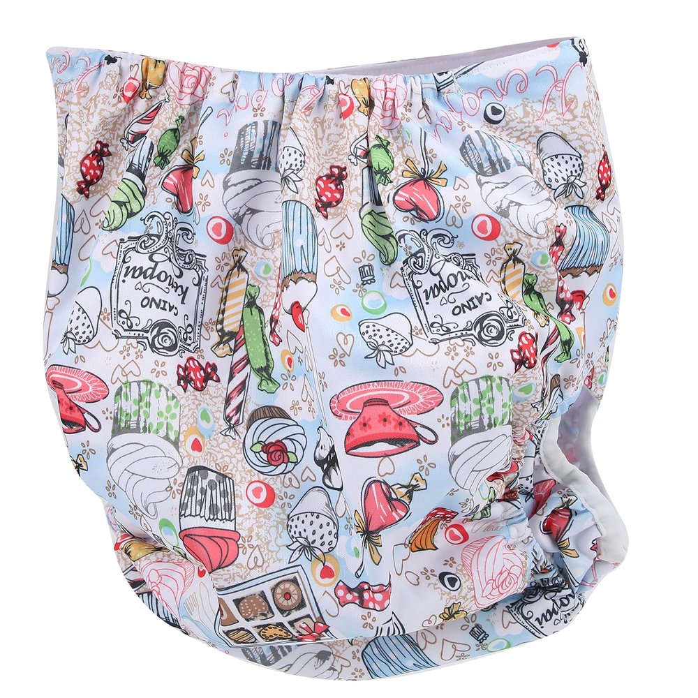 Reusable Leakproof Adult Cloth Diapers for Incontinence (A52)