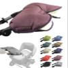 BAMBINIWELT Lambswool Hand Muff for Strollers, Buggies & Bike Trailers, Water-Resistant, Windproof & Washable, Marled Burgundy view 1