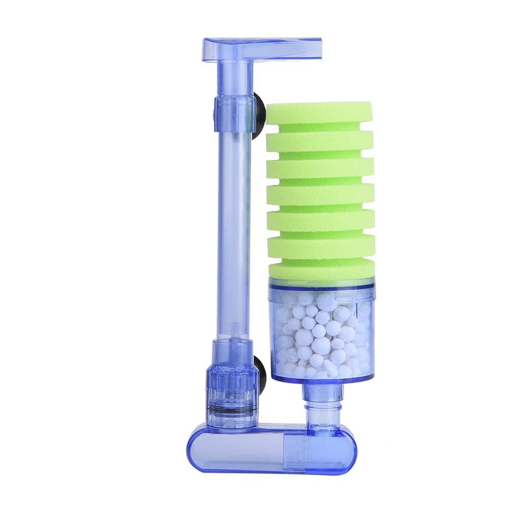 Akozon Aquarium Sponge Filter and Bio-Oxygen Pump, XY-2881 Green