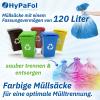 Hypafol 120 L Garbage Bags, Gray | 250 Bags, Durable & Tear-Resistant view 4