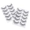FRCOLOR 10 Pairs Handmade Multi-Layer False Eyelashes view 1