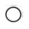 MUCKLILY 10-Pack Rubber Rings for Singing Bowls, 76 mm Inner, EPDM Seals, Heat-Resistant view 2