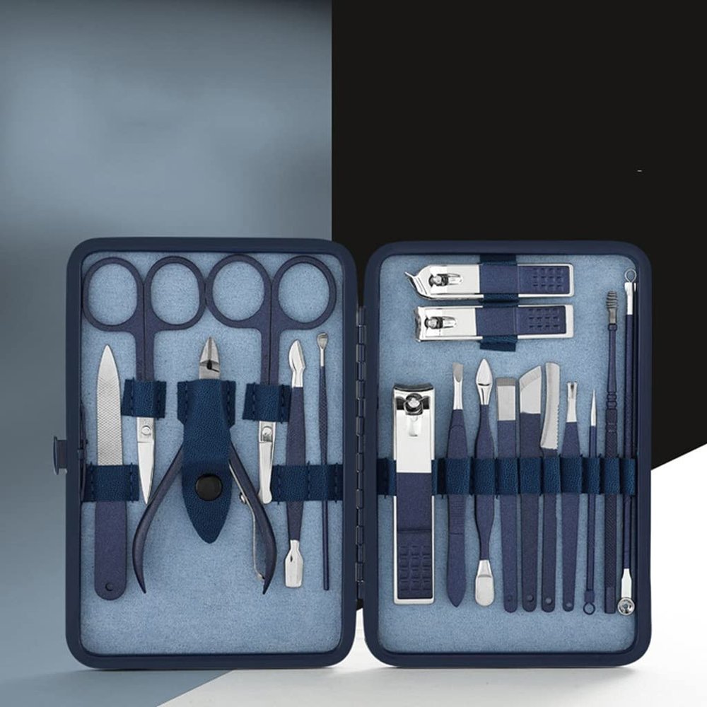 AYCDL Manicure Set with Stainless Steel Nail Clippers and Travel Case