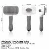 Self-Cleaning Pet Brush for Dogs and Cats view 2