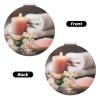 QMNEHJ Compact Travel Makeup Mirror for Women, Double-Sided 1X/2X Magnification view 2