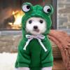 Winter Dog Costume - Portable Hoodie with Frog Design view 2