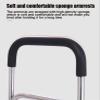 QmEna Walking Cane for Seniors, Adjustable Cane with Wide Base, Multifunctional Stainless Steel Frame view 4