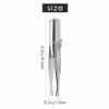 Okeeyseda Stainless Steel Eyelash Eyebrow Tweezers with LED Light view 3