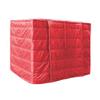 Sxlawesom Dog Crate Cover, Windproof Privacy Cover, Warm Winter Tent, Red, 78 x 56 x 70 cm view 2