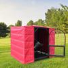 Sxlawesom Dog Crate Cover, Windproof Privacy Cover, Warm Winter Tent, Red, 78 x 56 x 70 cm view 3