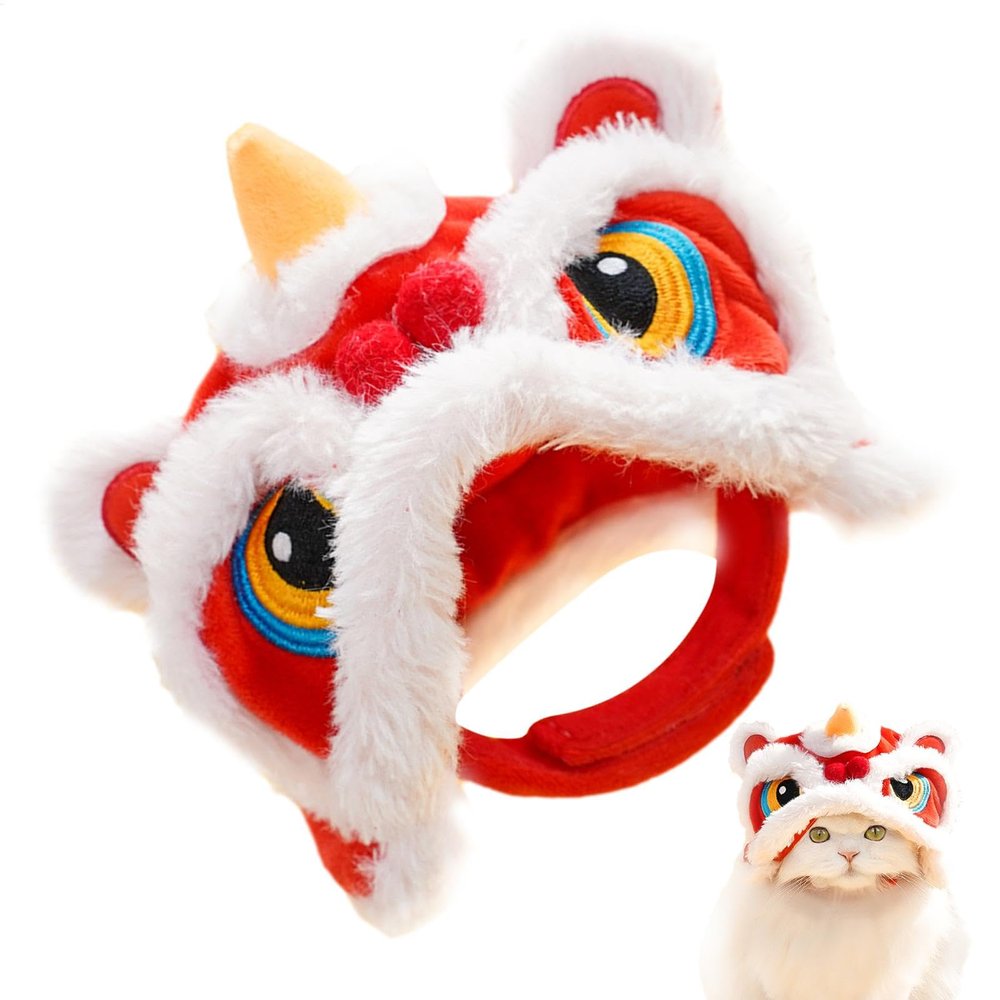 Cat Lion Dance Hat