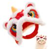 Cat Lion Dance Hat view 1