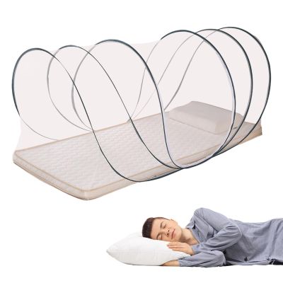 Portable One-Person Mosquito Net for Bed and Camping