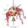 Shredded Toy for Birds - Rattan Ball view 4