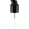 FRCOLOR 5-Pack Black Plastic Lotion Pump Heads with Long Spouts, 20 mm view 2