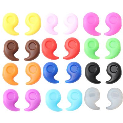 Hemobllo Non-Slip Silicone Eyeglass Ear Hooks, 12 Pairs