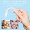 Care Spring Clip-On Artificial Teeth, Upper and Lower Veneers, Temporary Dentures, 2-Piece Set view 2