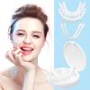 Care Spring Clip-On Artificial Teeth, Upper and Lower Veneers, Temporary Dentures, 2-Piece Set view 3