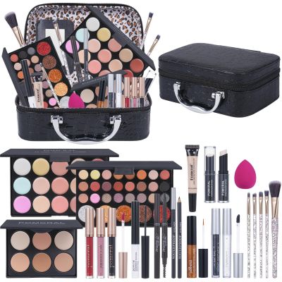 Pomcral Makeup Set for Teens, Girls, and Women with Makeup Box