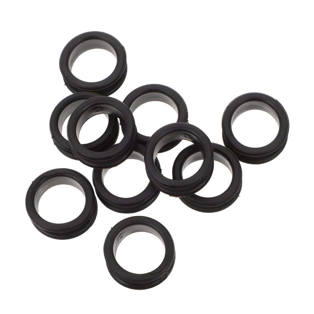 GRIRIW 10 Pack Silicone Finger Rings for Scissors