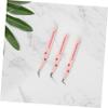 SOESFOUFU 3-Piece Stainless Steel Eyelash Extension Tweezers view 4