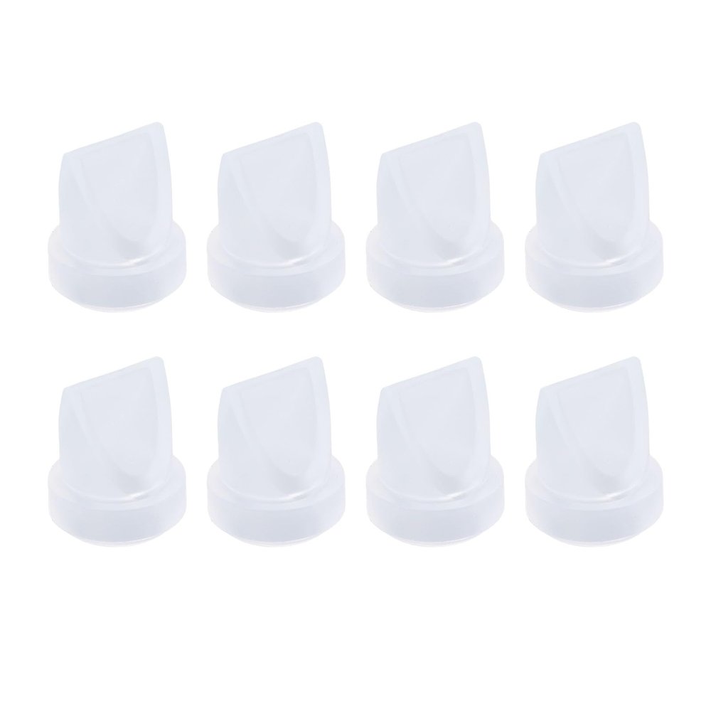 8-Pack Duckbill Valves, Replacement Parts for V2/V1 Breast Pumps, Leak-Resistant Silicone