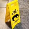 2 Pack Cat and Dog Vomit Warning Sign view 4