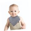 SECFOU 3-Piece Adjustable Cotton Bandana Bibs, Absorbent Triangle Bibs, Pastel Green view 3