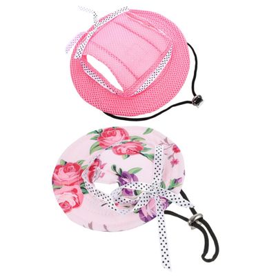 BUGUUYO 2-Pack Dog Hats with Ear Holes