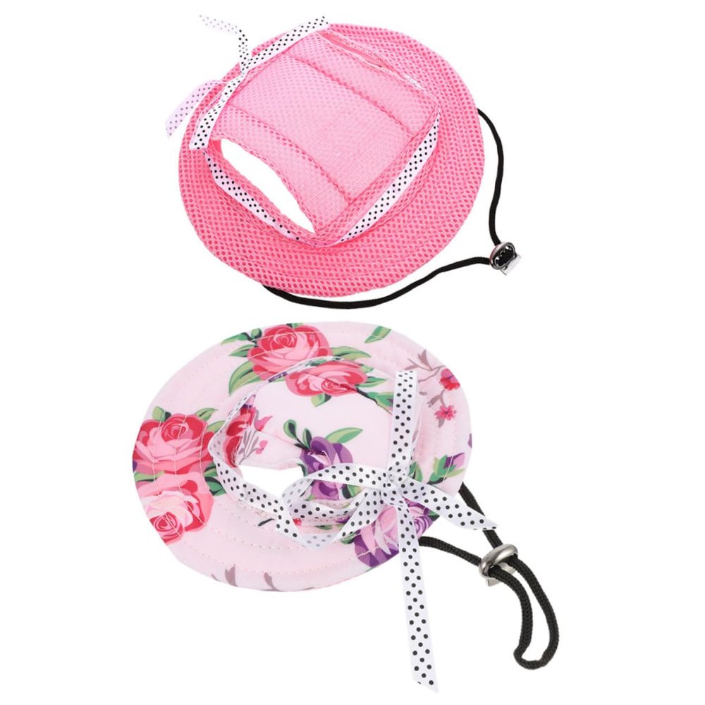 BUGUUYO 2-Pack Dog Hats with Ear Holes