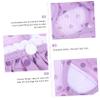 HOUDERCO Cotton Period Panties for Dogs - Breathable Hygiene Pad for Female Dogs and Untrained Puppies - Prevents Stains and Odor - Purple L view 4