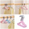 HUANGING Pet Hangers, PVC Coated, Non-Slip, for Small Pet Clothing, 15/20/25 cm, 10 Pack view 2