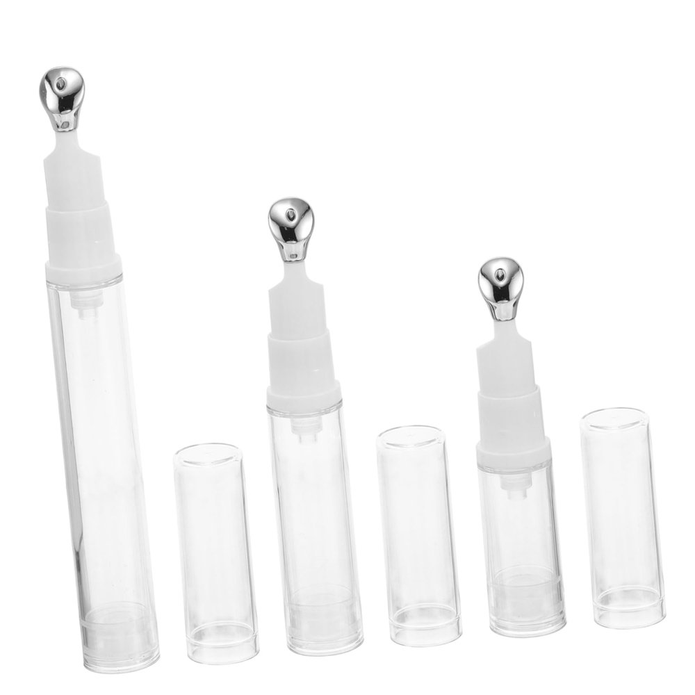 Airtight Pump Bottles, 3-Pack, 5 ml/10 ml/15 ml, for Cosmetics