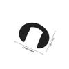 SECFOU Black Silicone Nose Pads, Non-Slip, for Glasses, 10 Pieces view 2
