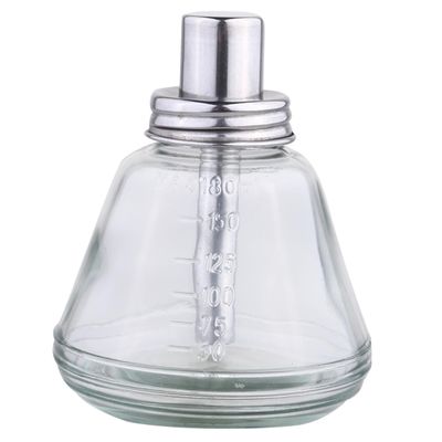 180 ml Thick Glass Cleaning Bottle Dispenser for Makeup Remover