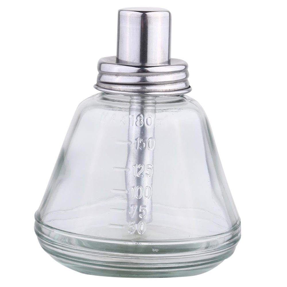 180 ml Thick Glass Cleaning Bottle Dispenser for Makeup Remover