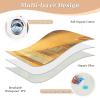 Rustic Cafe Morning Beige Waterproof Reusable Incontinence Bed Pads for Women and Adults view 3