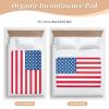 American USA Flag Bed Protector Pads, Potty Training Pads for Bed, Pee Pads for Adults view 4