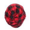 TINEASUR Women's Soft Plaid Sleep Cap view 1