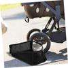 Black Oxford Fabric Stroller-Bottom Diaper Organizer view 3
