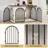 Hzuaneri Dog Crate Furniture, 100 cm, 3 Doors, White/Brown view 3
