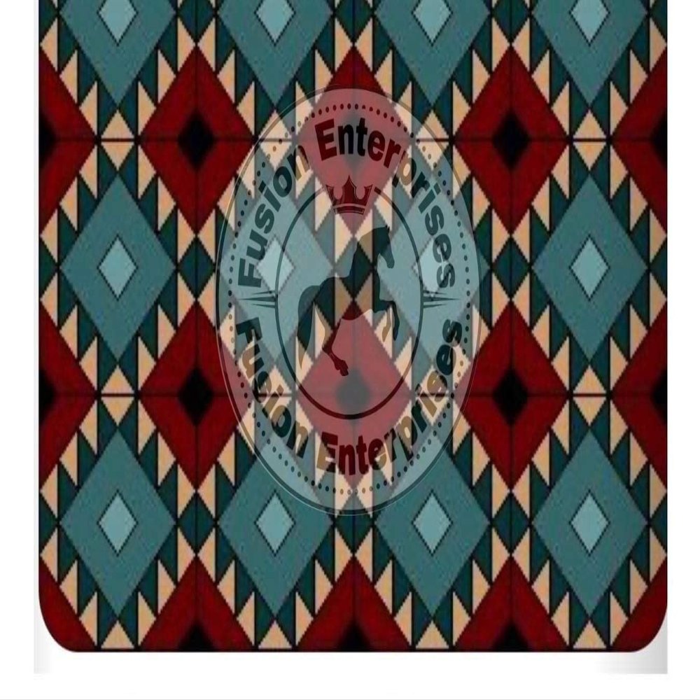 EQUIEMPRESS Western Ranch Saddle Pad, New Zealand Wool, Top Wool Pad Sensor Flex (Adjustable), A-233 (34" x 33")