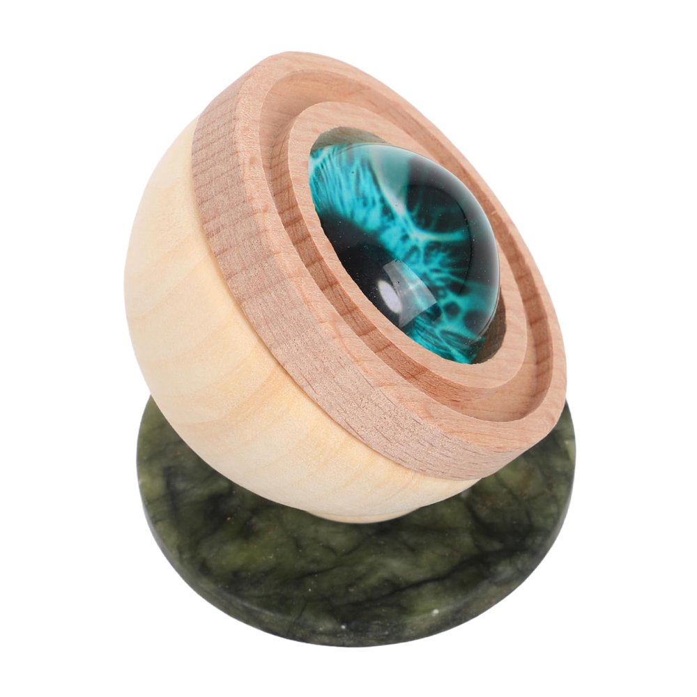 Adjustable Flameless Wood Diffuser with Jade Base for Home