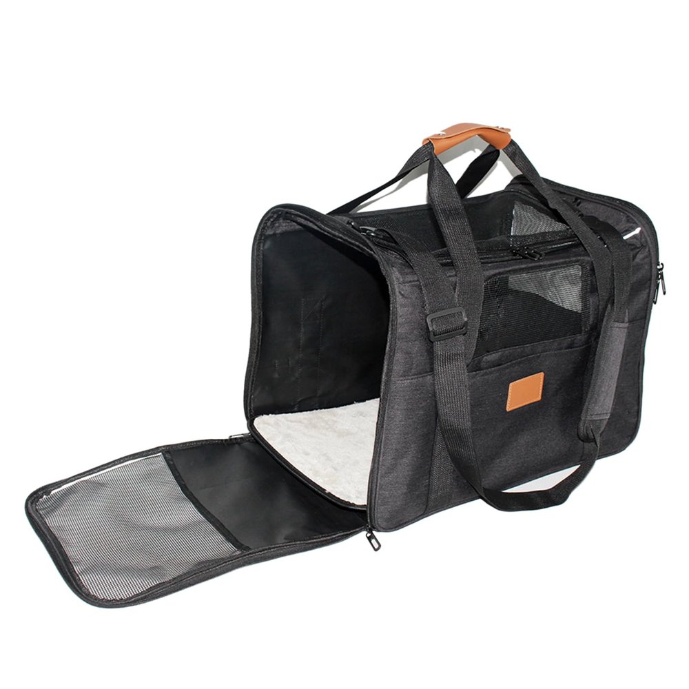 YIWEOG Pet Carrier Bag for Dogs and Cats, Breathable, Foldable, with Shoulder Strap