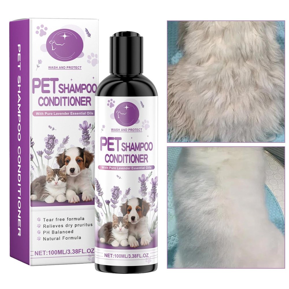 Pruojhw Pet Shampoo, Shampoo and Conditioner for Dogs | Natural