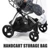 GRIRIW 2-Piece Stroller Mesh Basket and Storage Bag, Universal Organizer for Baby Clothes and Groceries view 3
