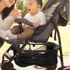 GRIRIW 2-Piece Stroller Mesh Basket and Storage Bag, Universal Organizer for Baby Clothes and Groceries view 4